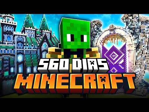 Sobrevivi 560 Dias no Minecraft Survival - O Filme