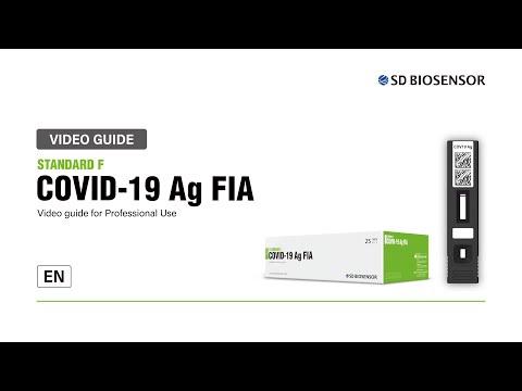 Guide for STANDARD F COVID-19 Ag FIA (professional use only)