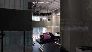 フリーアナウンサー 小野寺結衣 ジム トレーニング動画 #shorts