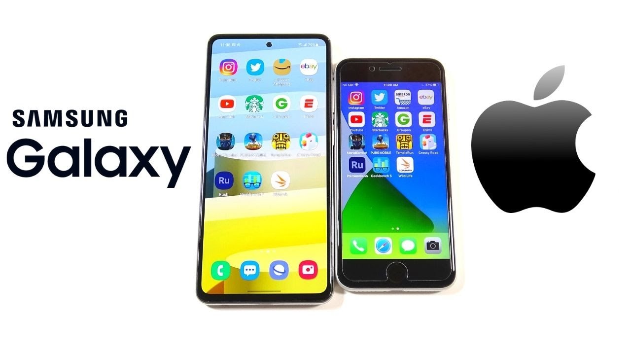 Galaxy A52 vs iPhone SE Speed Test!