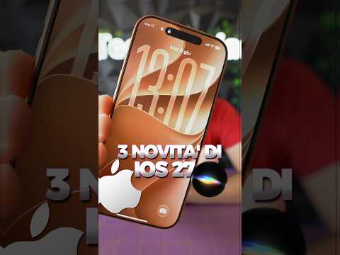 3 NOVITÀ IOS 27 Che avremo in Europa