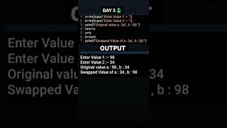 Day 3 of Python Basics #shorts #viral #trending #youtubeshorts #shortvideo #viralvideo #python #code