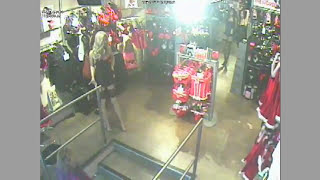 CCTV footage of Eleanor and Alexander shopping the day after the alleged incident.