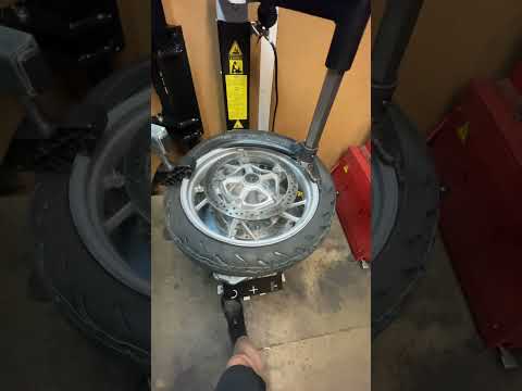 Motorcycle Tyre Fitting with ProBike Tyre Machine @doncastermotorcycles #doncastermotorcycles