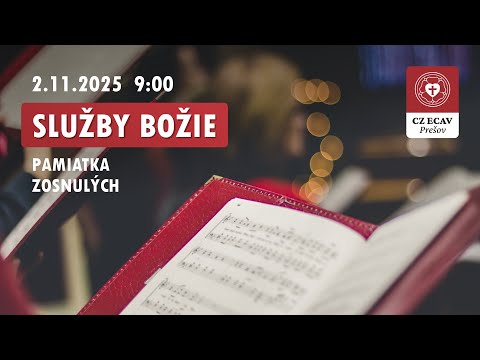 Služby Božie | Pamiatka zosnulých | 2.11.2025 9:00