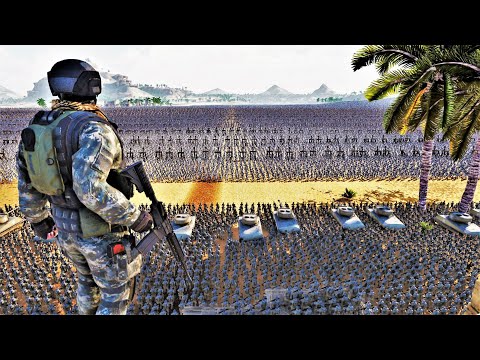 CAN 20.000 MODERN ARMY STOP 1.2 MILLION MEDIEVAL ARMY - UEBS 2 | BATTLE SIMULATOR 2
