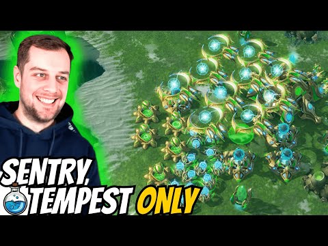 The INSANE combo of Sentry Tempest ONLY?! | StarCraft 2