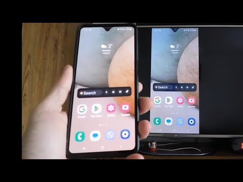 How Samsung A12 to Mirror Your Screen to a TV