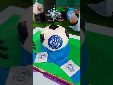 Al-Nasr cake# yummy cake# football cake# short video