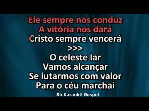 Hino 448 - Harpa Cristã - Crentes Avançai - Playback - Karaokê