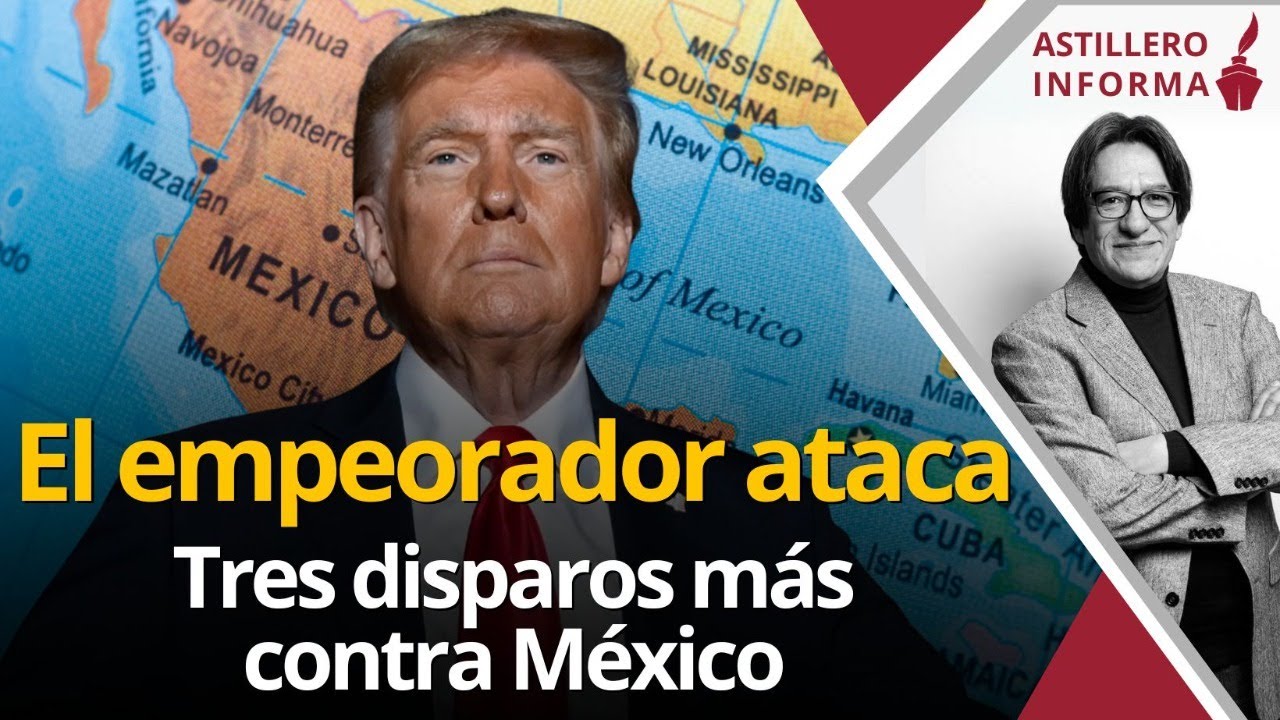 #AstilleroInforma | Desquiciado, Trump quiere cambiar ¡hasta el nombre del Golfo de México!