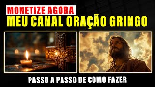 MEU CANAL DARK DE ORAÇÃO GRINGO no Youtube gerando áudio na IA FineVoice