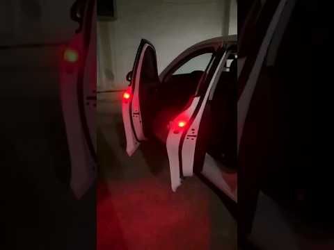 Car Door Safety Warning Led Lights #car #door #safetylights #viral #shorts
