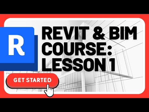 Revit & BIM Course for Beginners | Lesson 1 – Setup & First Project