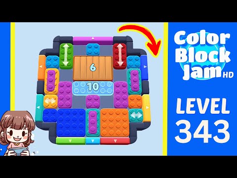Color Block Jam Level 343 Solution Walkthrough