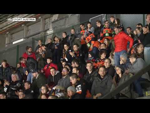 EBEL, 28. Runde: Graz 99ers - HC Orli Znojmo 4:3 OT.