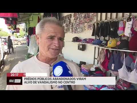 Prédio Publico são alvo de vândalos, empresário estão cansados de verem tudo isso e ninguém faz nada