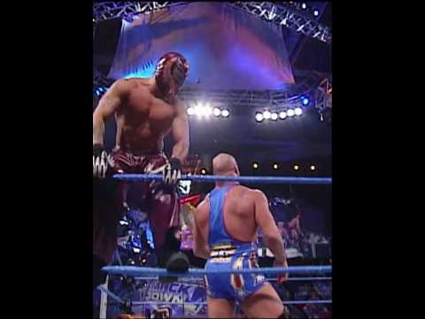 Rey Mysterio vs Kurt angle ☠️ #wwe