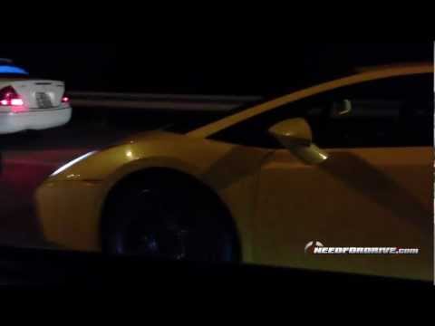 "NeedForDrive.com Team" LOMA(E55 AMG 600HP) vs Lamborghini Gallardo