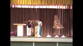 Bamboo music -  3 flute are invented by Khac Chi duo .