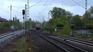 preview picture of video 'E-Lok 185 257-3 Bad Oldesloe 08.05.2010'