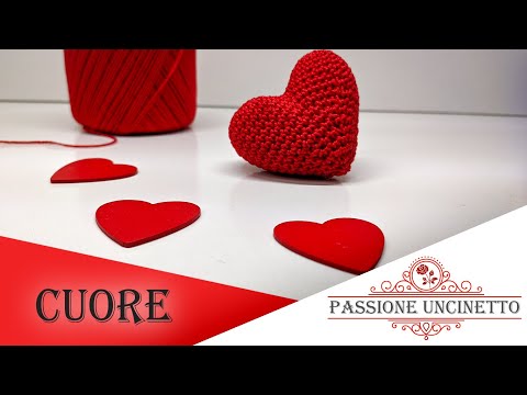 TUTORIAL: Crochet amigurumi heart ❤