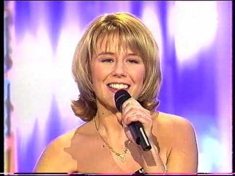 EUROVISION FRANCE 1989 Nathalie Pâque dans une émission de Pascal Sevran