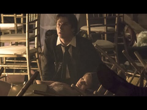 TVD 6x22 - Elena won't wake up, Damon takes her to the hospital | Delena Scenes