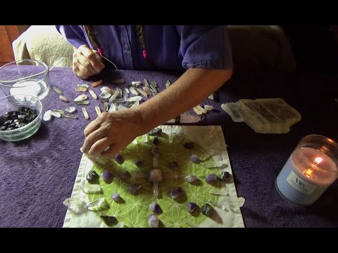 ASMR Crystal Peace Grid Soft Spoken 🤫