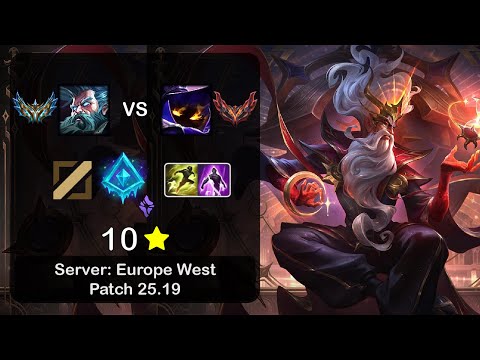 Zilean Mid vs Veigar - EUW Challenger - Patch 25.19