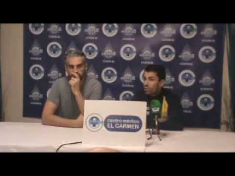 Rueda de prensa Gonzalo García de Vitoria y Guillermo Rejón (Prepartido COB-Palencia)