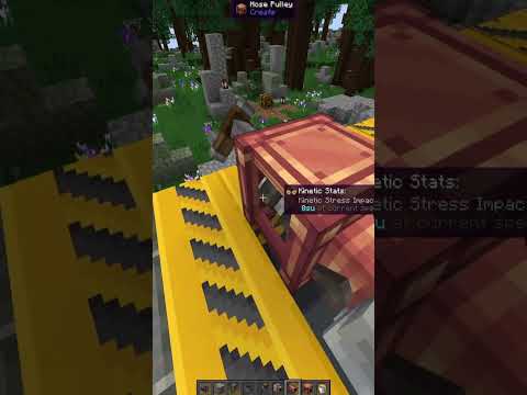 *SIMPLE* INFINITE LAVA IN THE CREATE MOD! #shorts