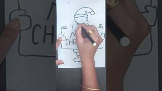 Santa claus Drawing,Christmas #trending #drawing  #ytshort#short#viral#shorts #ytshorts #easydrawing