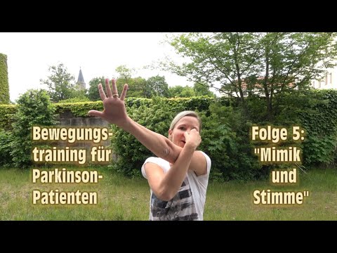 Movement training for Parkinson's patients - Episode 5: "Facial expressions and voice"