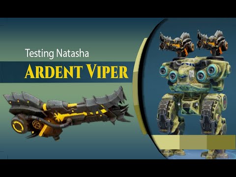 NATASHA tries out the ARDENT VIPER weapon. Somehow not very...
