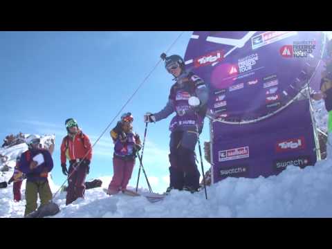 Winning run Lorraine Huber - Fieberbrunn FWT17 - Swatch Freeride World Tour 2017