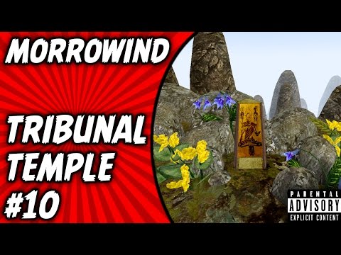 Morrowind Gameplay Tribunal Temple Quest #10: Silent Pilgrimage (Walkthrough)