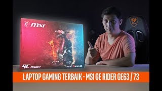 #84LaptopGamingTERBAIKsaatini-MSIGE63/73RAIDER