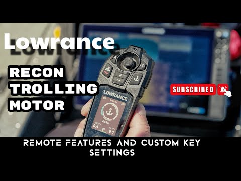 Lowrance Recon Trolling Motor Remote Features