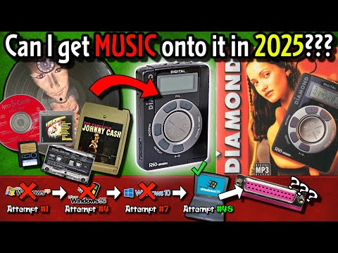 Experiencing The FIRST MP3 Player In 2025... (Pain?!) - Diamond Rio PMP300