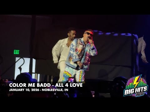 Color Me Badd sings "All 4 Love" in Noblesville, Indiana January 10, 2026