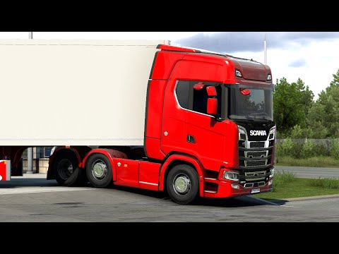 ETS 2 - Scania 580 S Transporting Ice Cream from Lathi to Vyborg Part 1