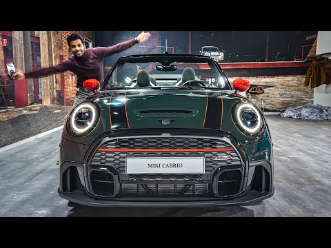 INSIDE the NEW 2021 MINI JCW Convertible Facelift | Interior Exterior DETAILS