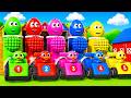 Cinco Cochecitos Huevos Y Pelotas De Colores Aprende Colores Y Canciones Infantiles