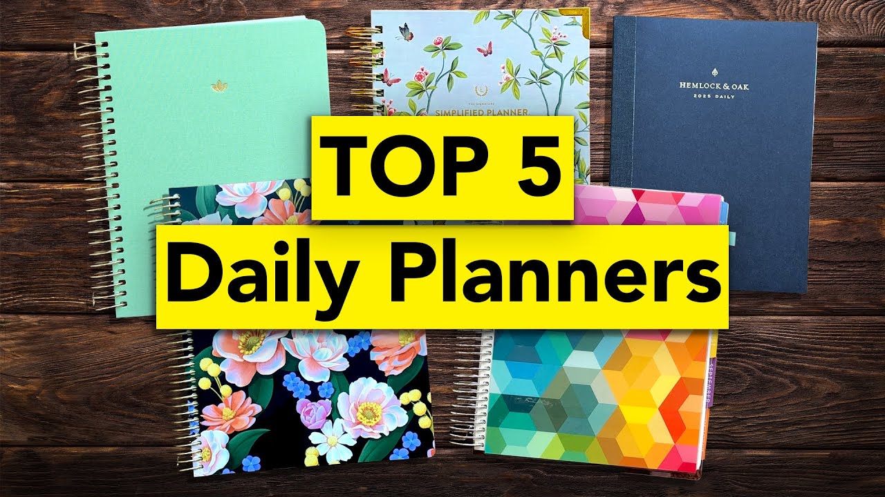 My TOP 5 Daily Planners for 2026