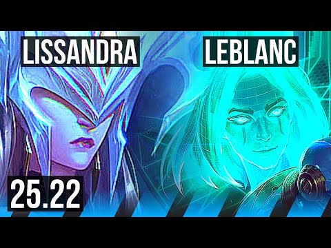 LISSANDRA vs LEBLANC (MID) | NA Master | 25.22