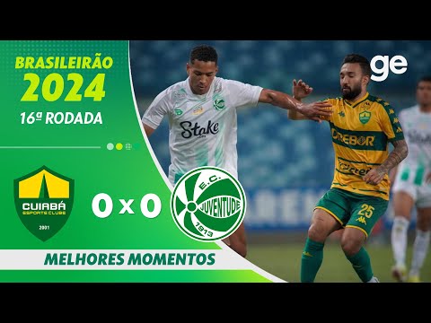Gols e lances de Cuiabá x Juventude-RS