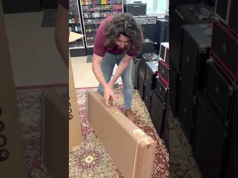 Mikey unboxing a Fender American Original 60’s Jazzmaster.