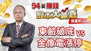 東鹼破底 VS 金像電漲停