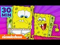 SpongeBob | 30 minuten lang SpongeBob die zijn VIERKANTE broek NIET draagt! | NickelodeonNederlands